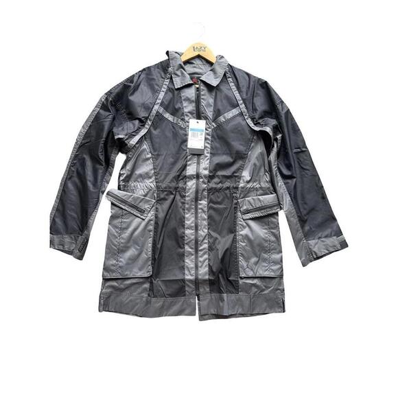 Nike Jordan Women's Color Block Next Utility Capsule Jacket (Medium, Gray/Black) - Picture 8 of 9